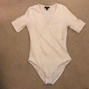Topshop white bodysuit